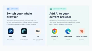 Ai browser vs normal browser